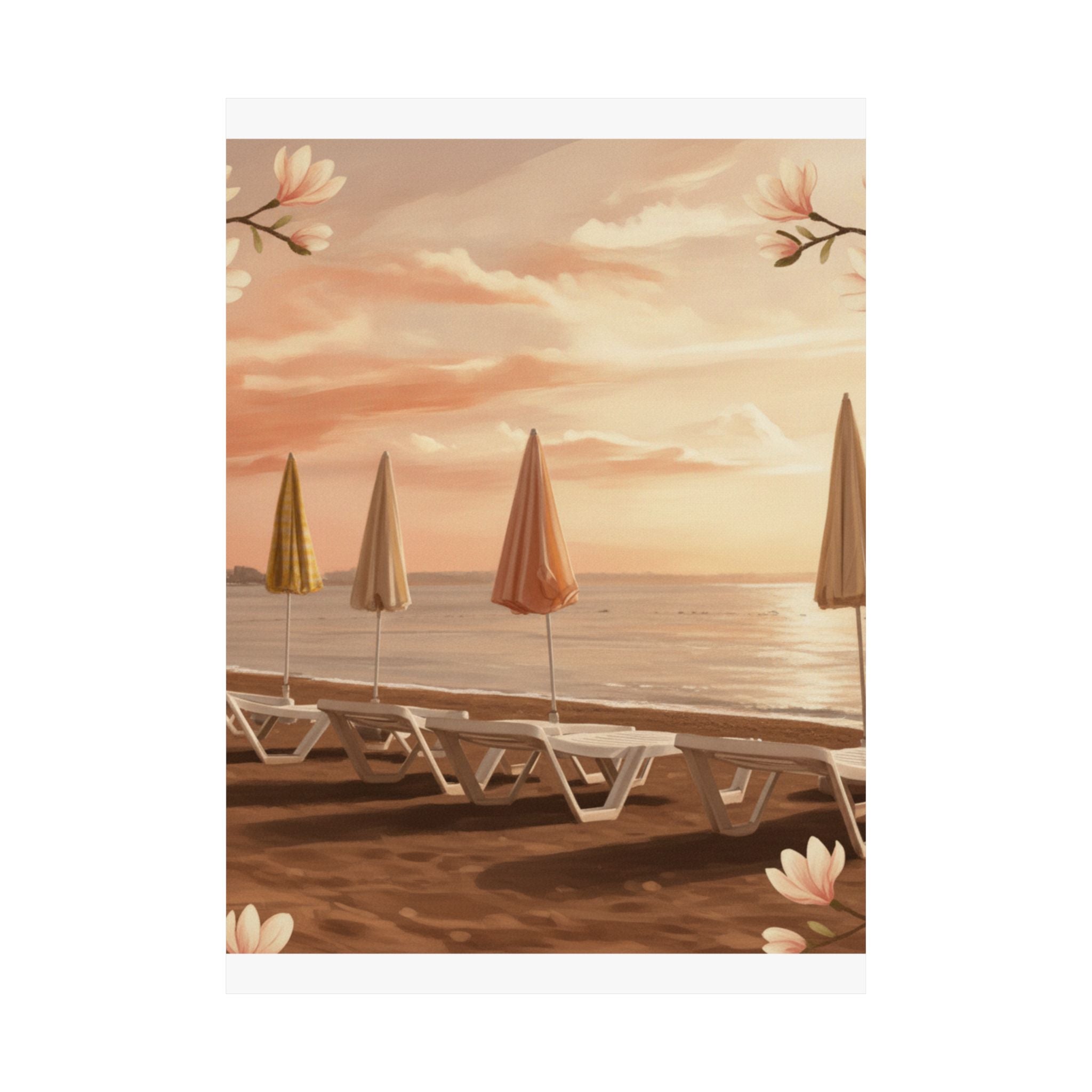 Southern Sunset — Umbrella — Matte Poster
