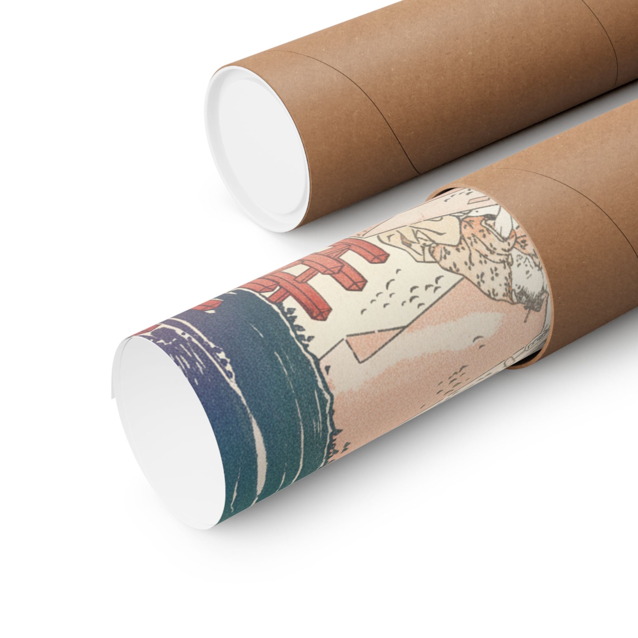 Affirmation — History Of Kamakura: Building Tsurugaoka Hachiman Shrine — Matte Poster