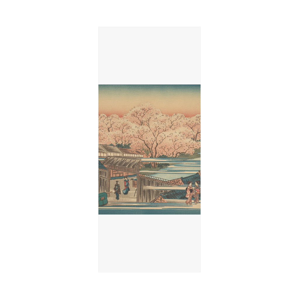Scenic Nature — Morning Cherries At Yoshiwara — Matte Poster