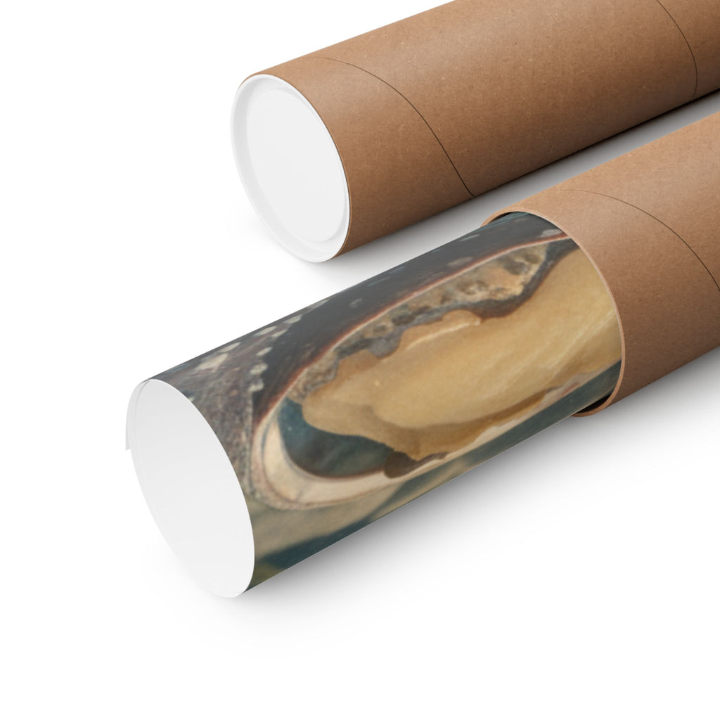 Scenic Nature — Shells Under Water — Matte Poster