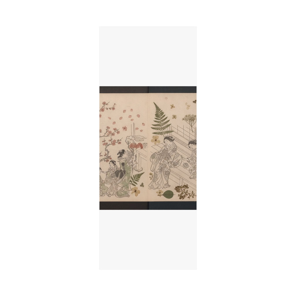 Botanical — True Reflections On The Life And Manners Of A Woman (Ehon Masukagami) 絵本十寸鏡 — Matte Poster