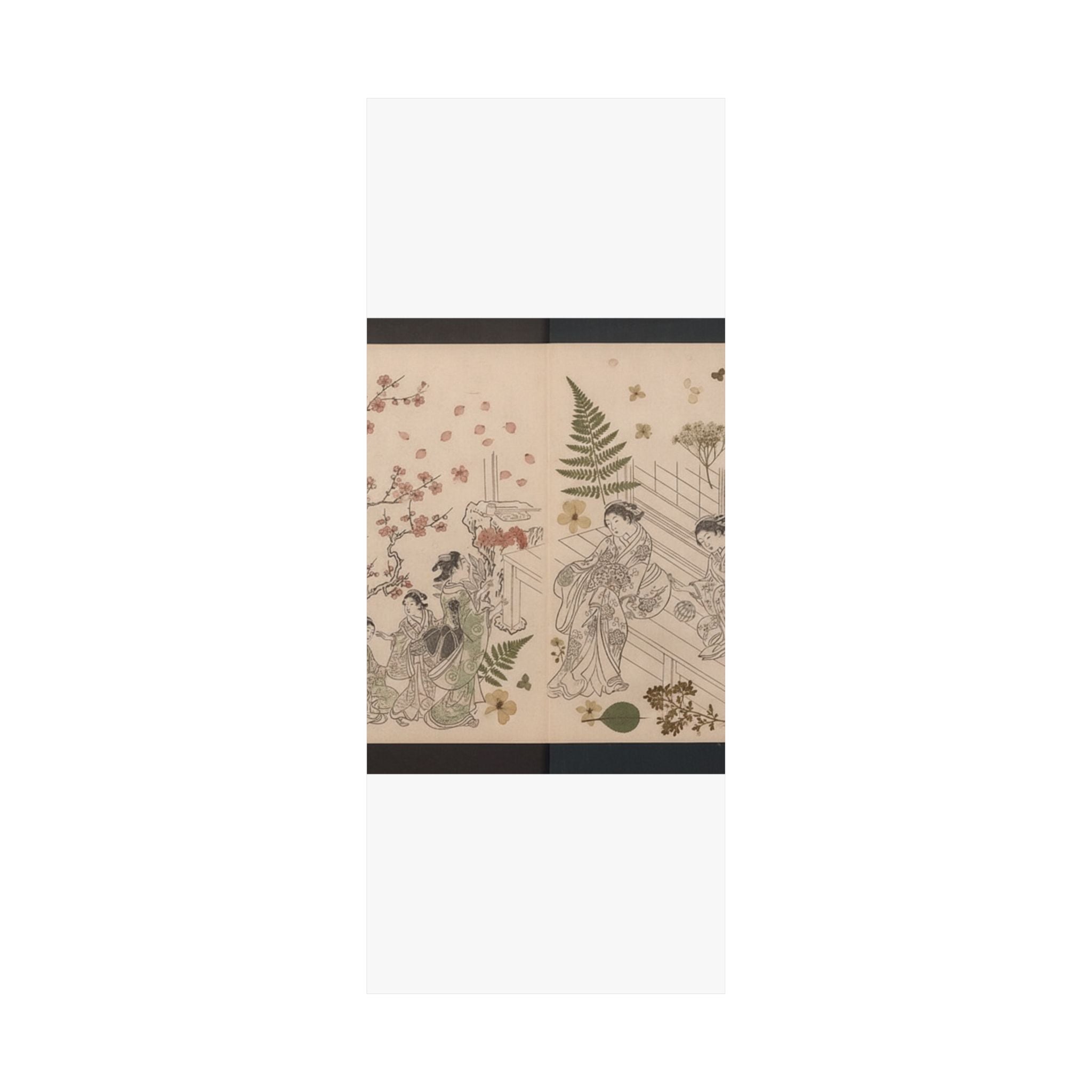 Botanical — True Reflections On The Life And Manners Of A Woman (Ehon Masukagami) 絵本十寸鏡 — Matte Poster