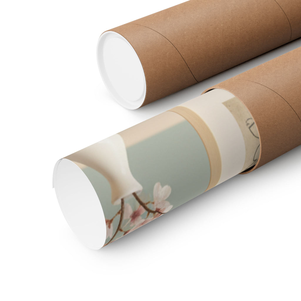 Product Marketing — The Courtesan Takao Leaving Against A Window — Matte Poster