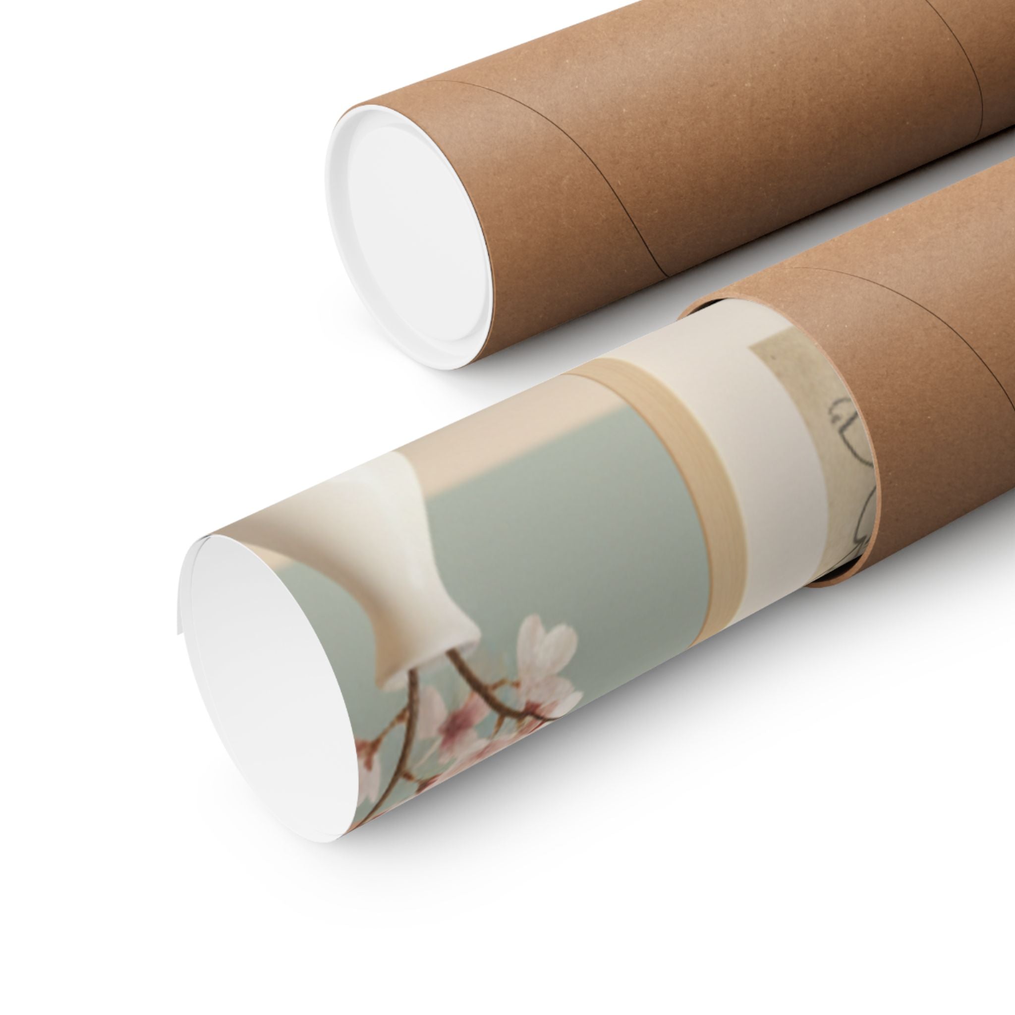 Product Marketing — The Courtesan Takao Leaving Against A Window — Matte Poster