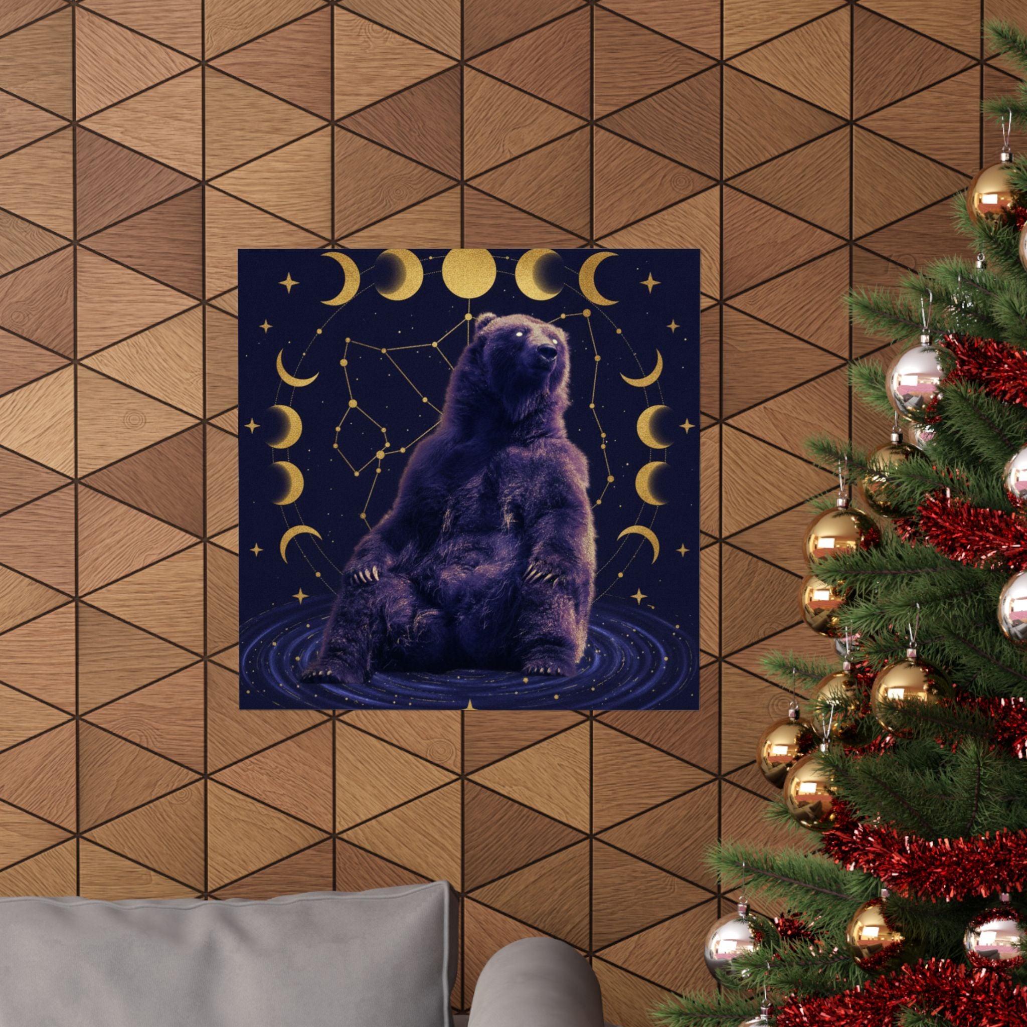 Celestial — Bear — Matte Poster