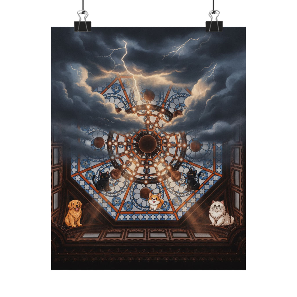 Dramatic Storm — Ceiling — Matte Poster
