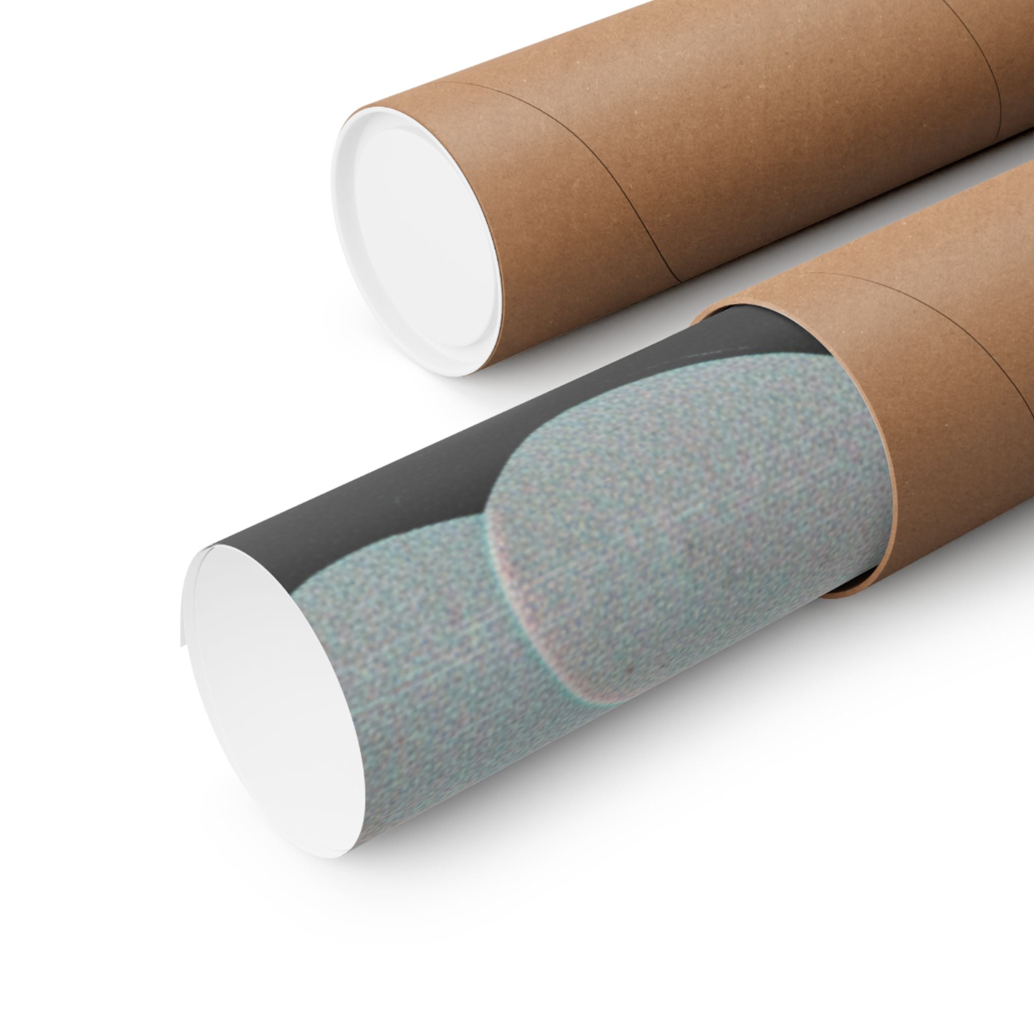Glitch Culture — Rolls Of Cloth, Cotton And Yarn — Matte Poster