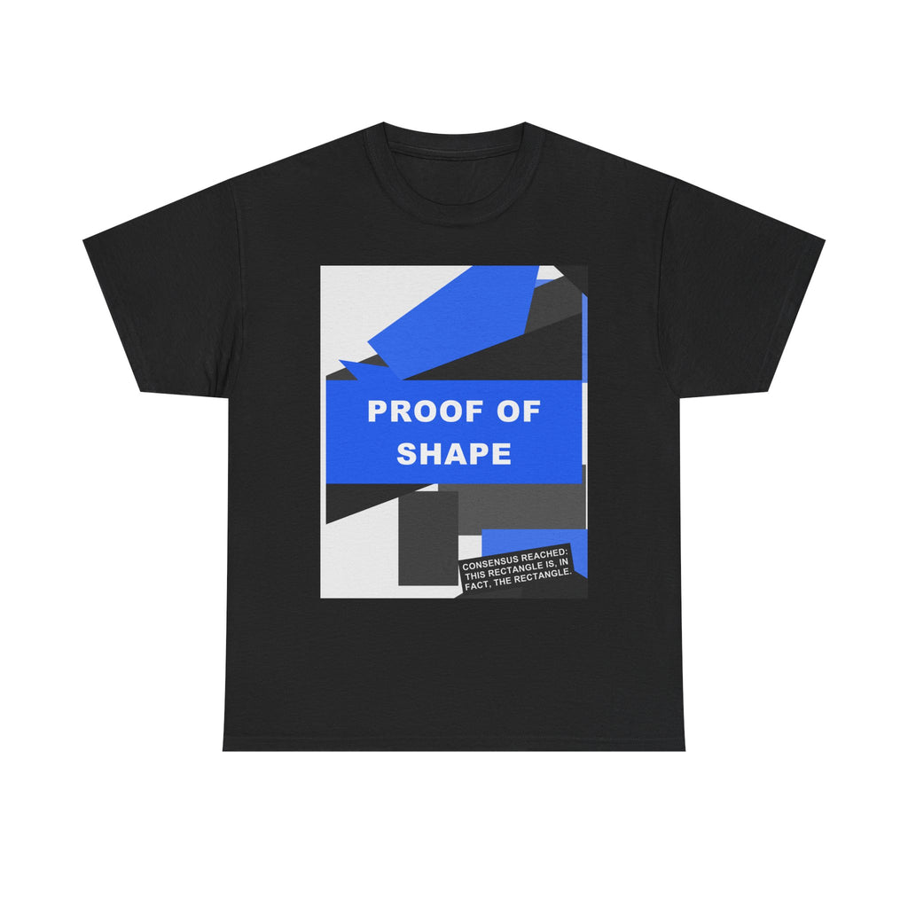 PROOF OF SHAPE graphic tee by Zukkay