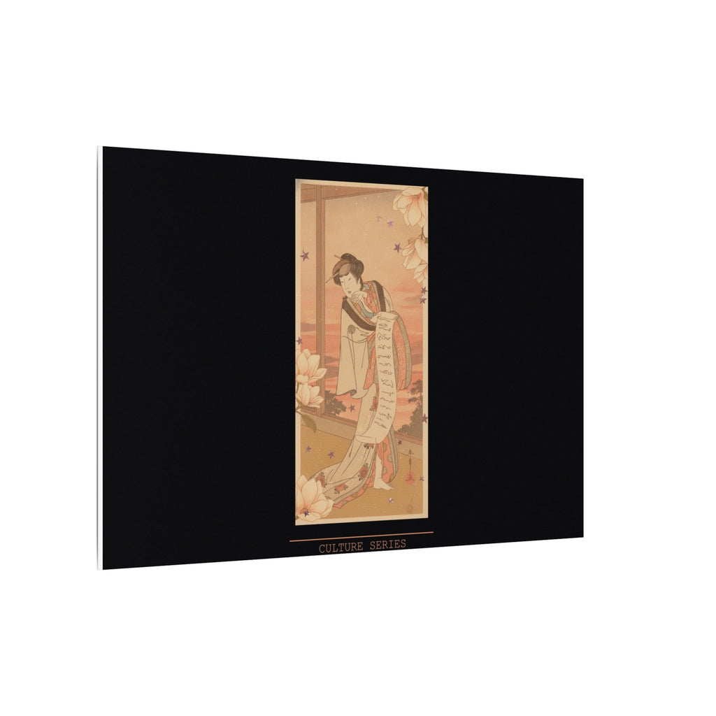 STREET CERTIFIED | The Second Yamashito Kinsaku As A Courtesan Standing In A Room — Matte Canvas