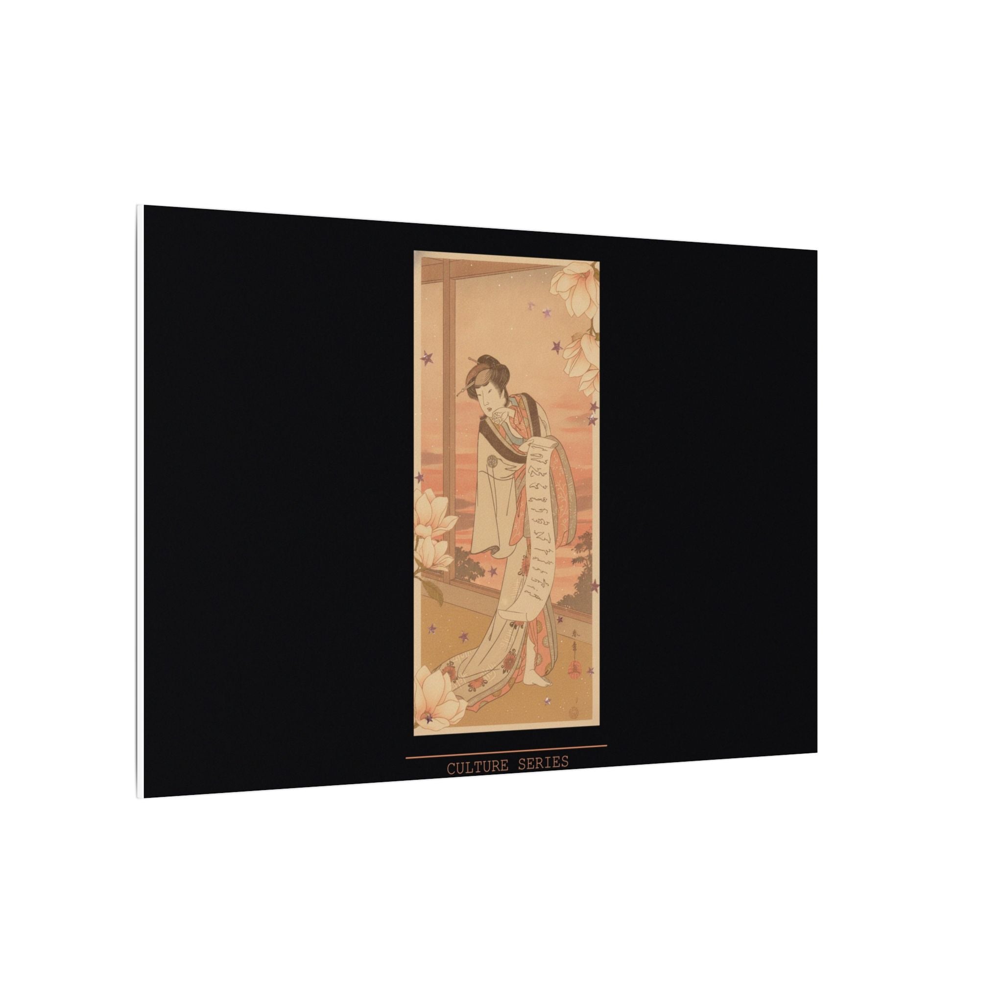 STREET CERTIFIED | The Second Yamashito Kinsaku As A Courtesan Standing In A Room — Matte Canvas