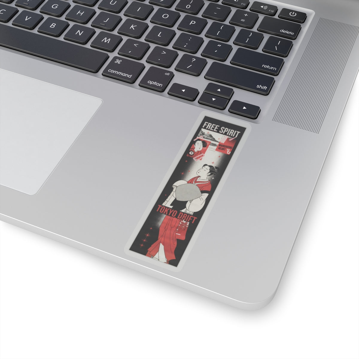 Streetwear Collage — A Young Komuso — Kiss-Cut Sticker