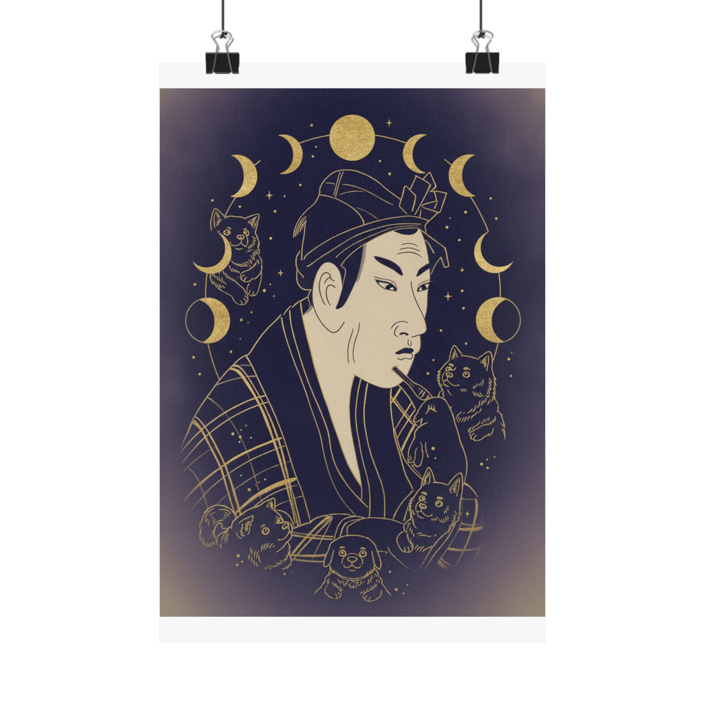 Celestial — The Actor Matsumoto Koshiro As Banzuin Chobei — Matte Poster