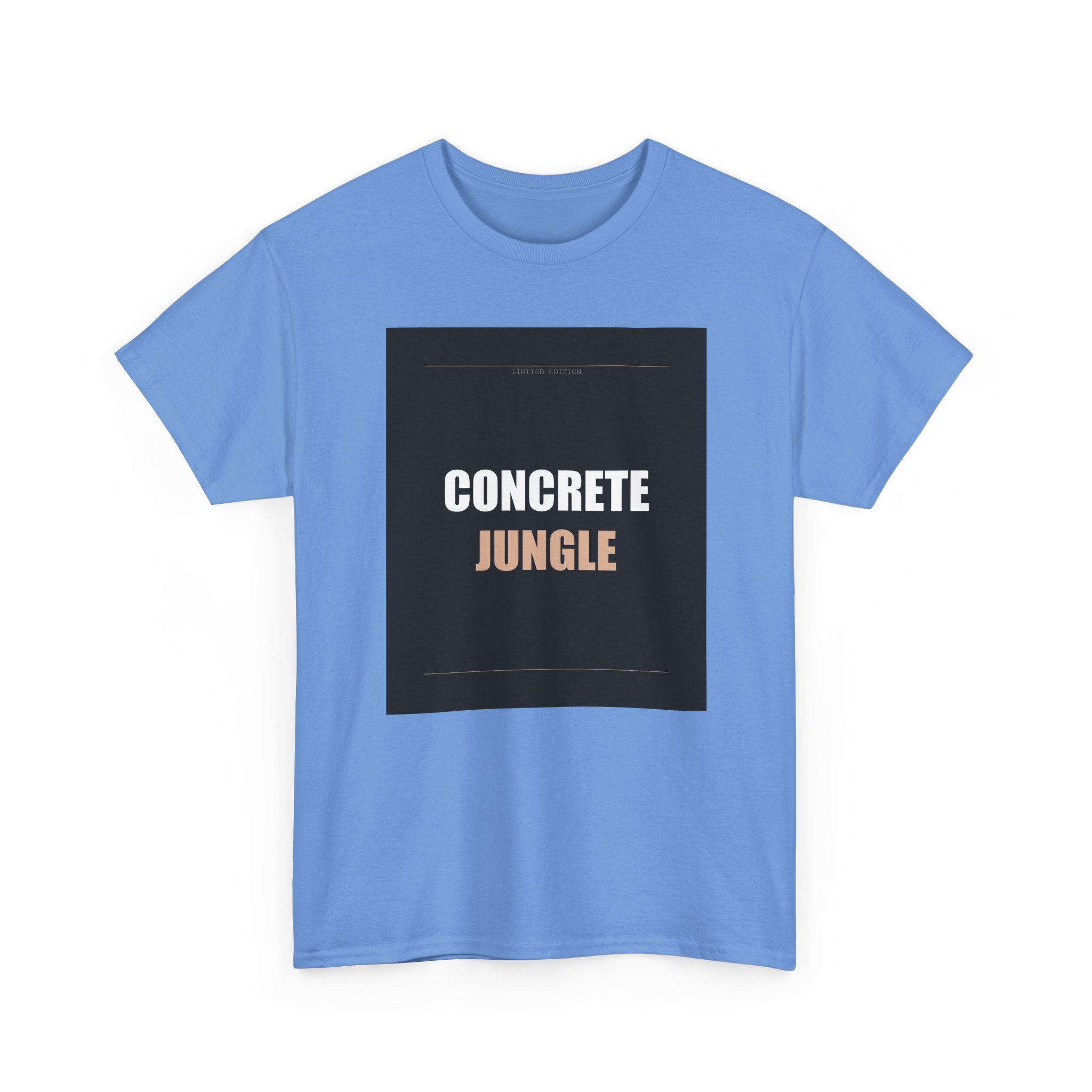 CONCRETE JUNGLE Bold Typography Streetwear Tee