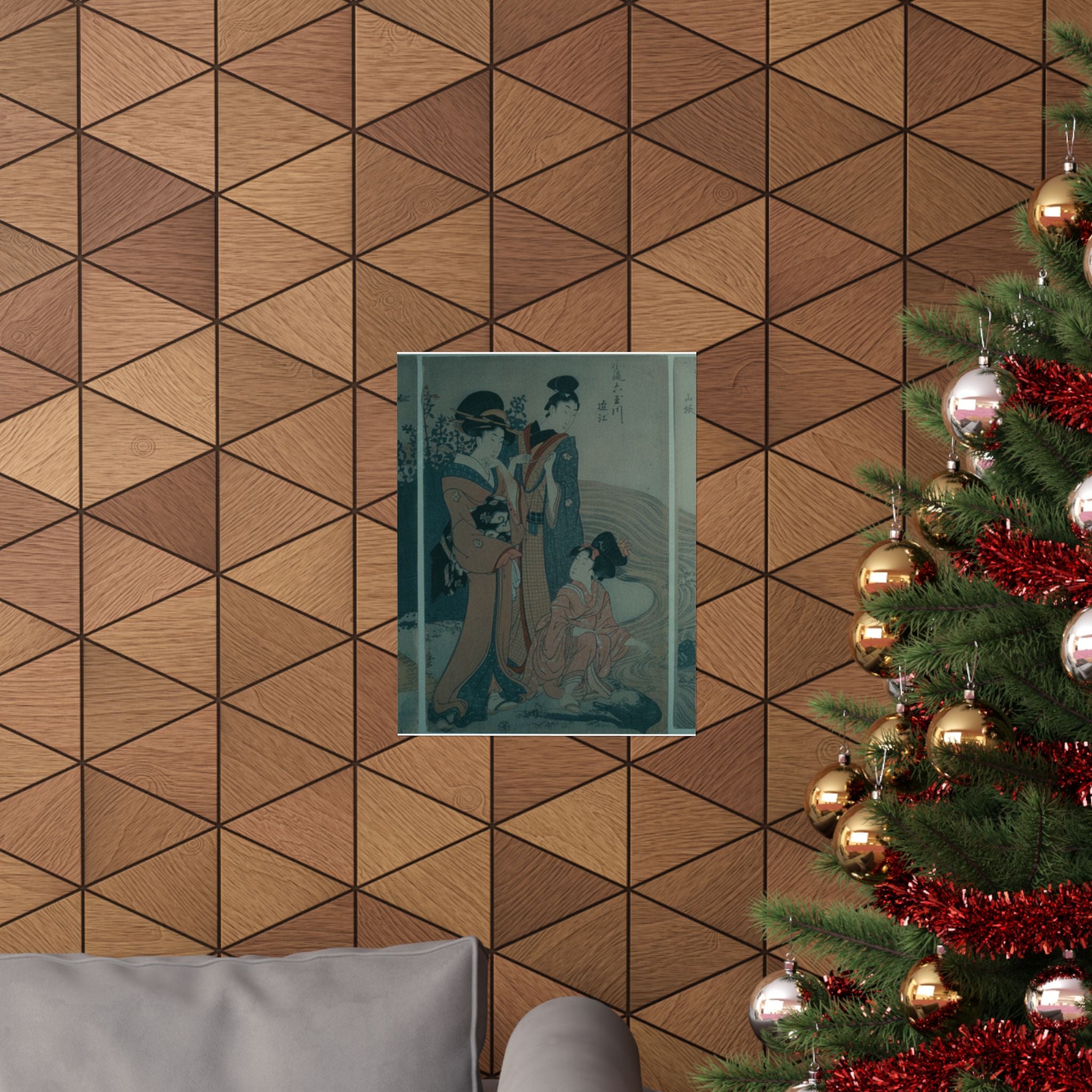 Cinematic — Women And Children On The Banks Of A Stream — Matte Poster