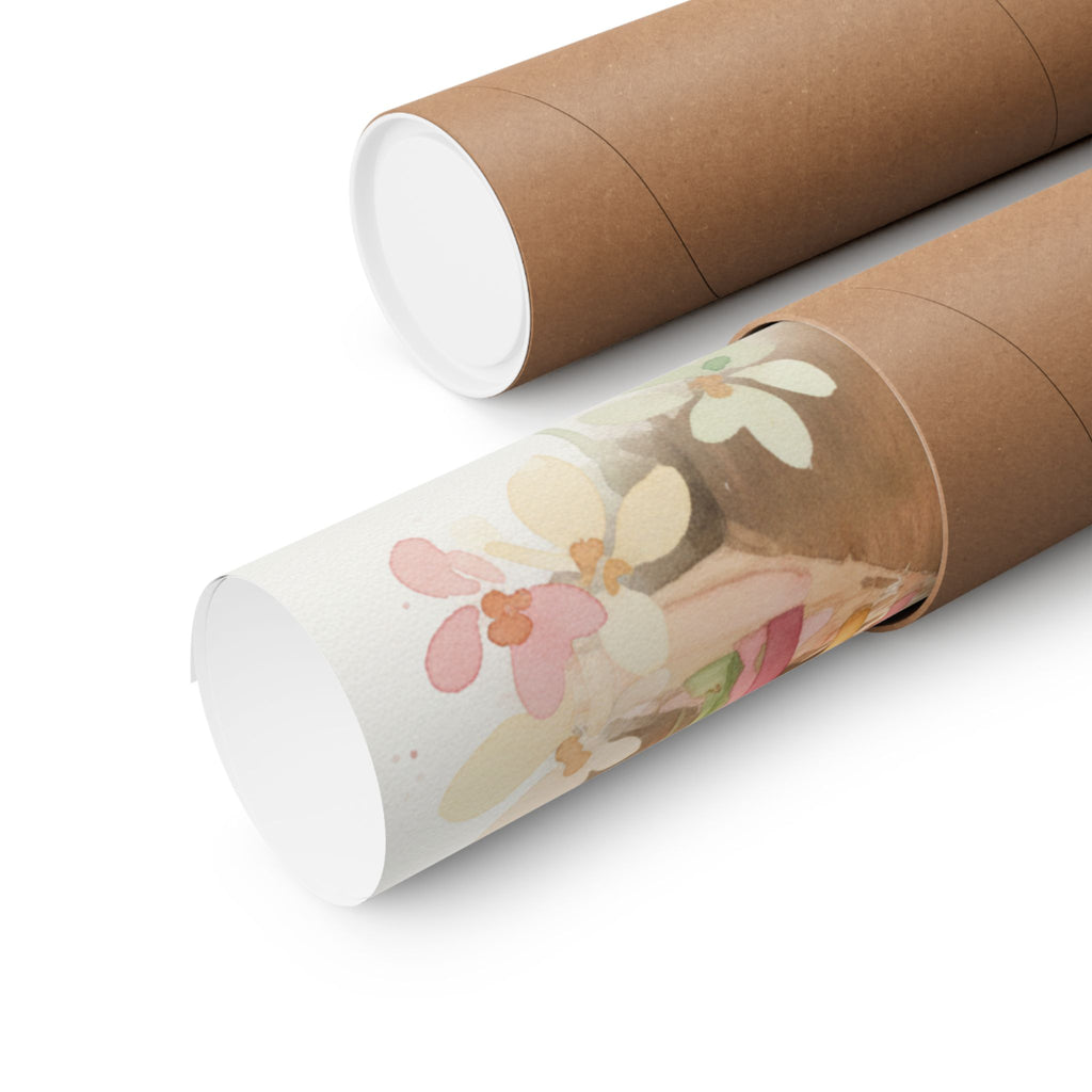 Watercolor — Candle — Matte Poster