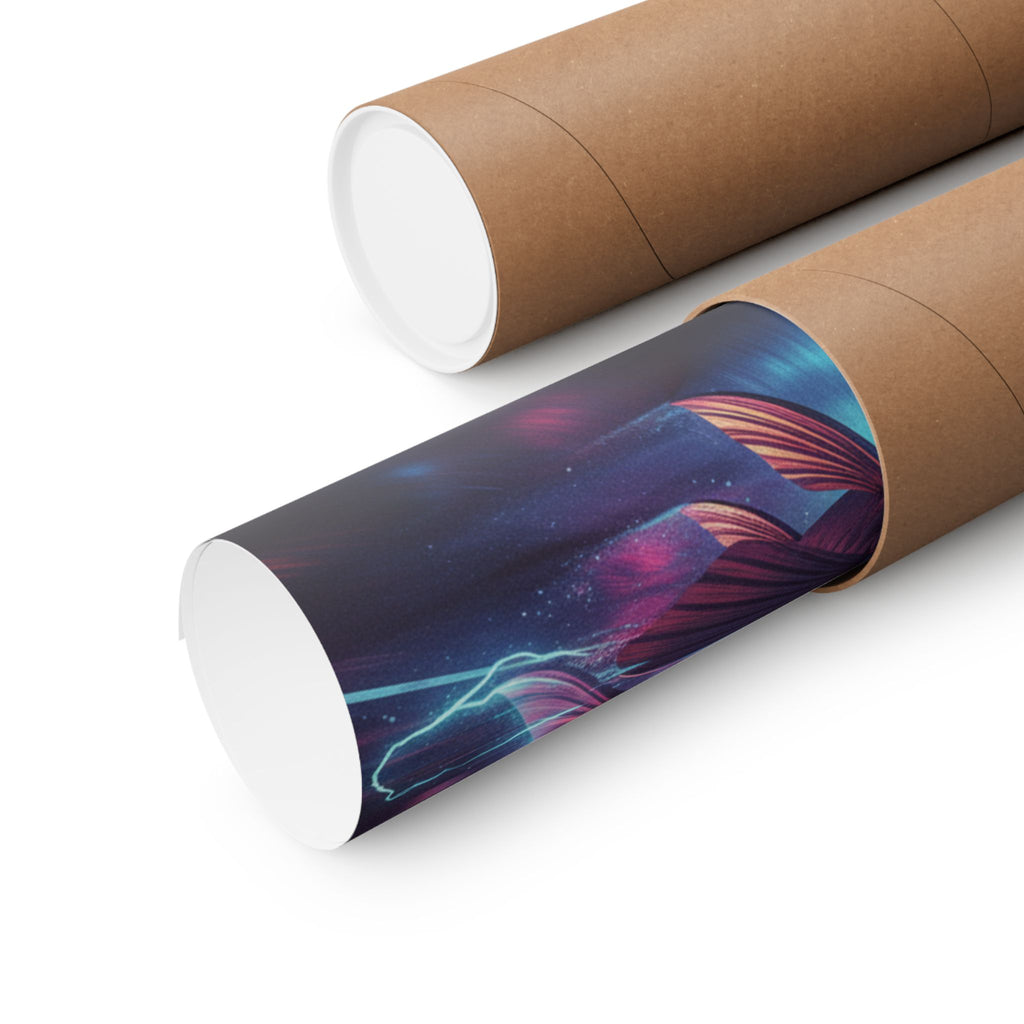 Fast Furious — Courtesan Seated On A Carp — Matte Poster