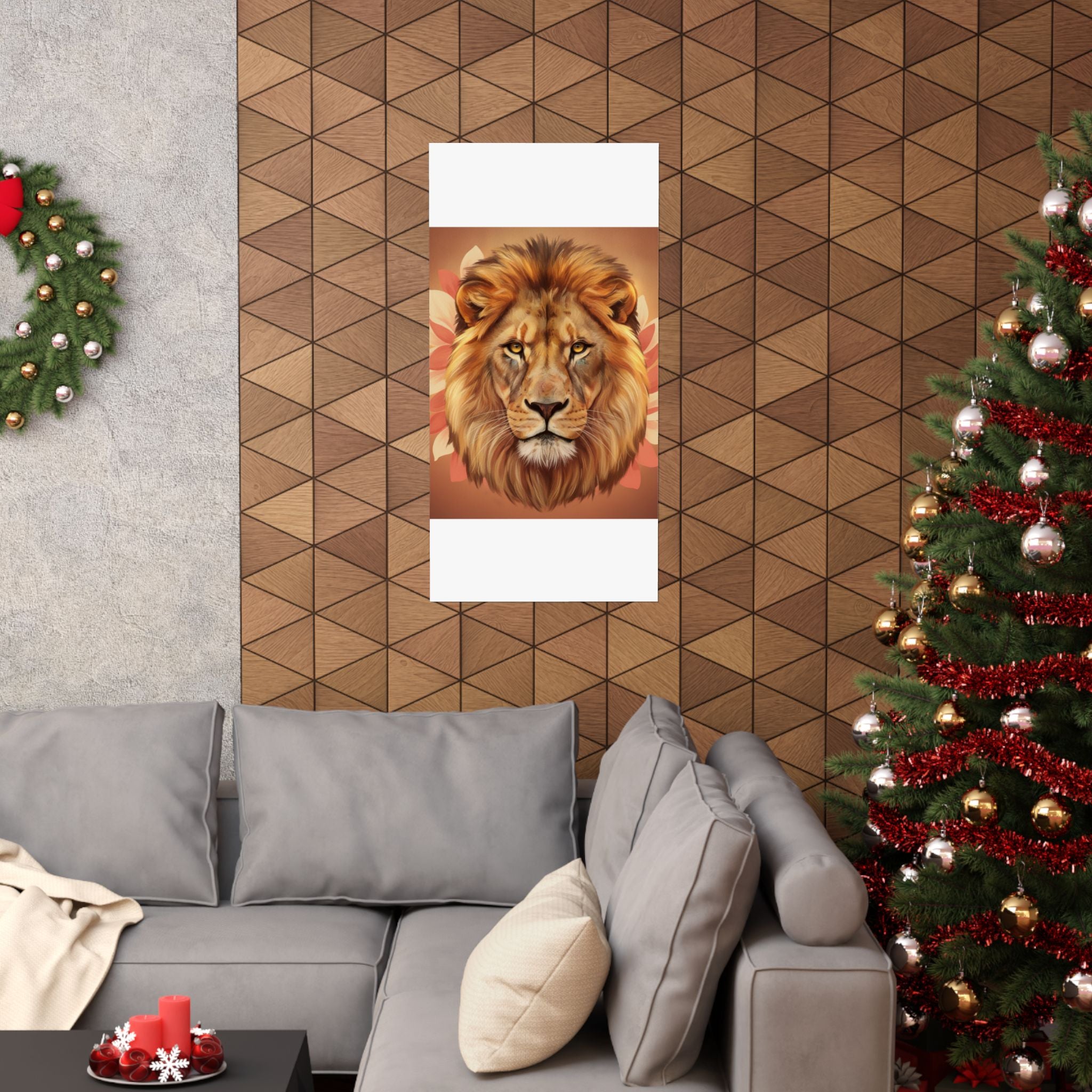 Southern Sunset — Lion — Matte Poster