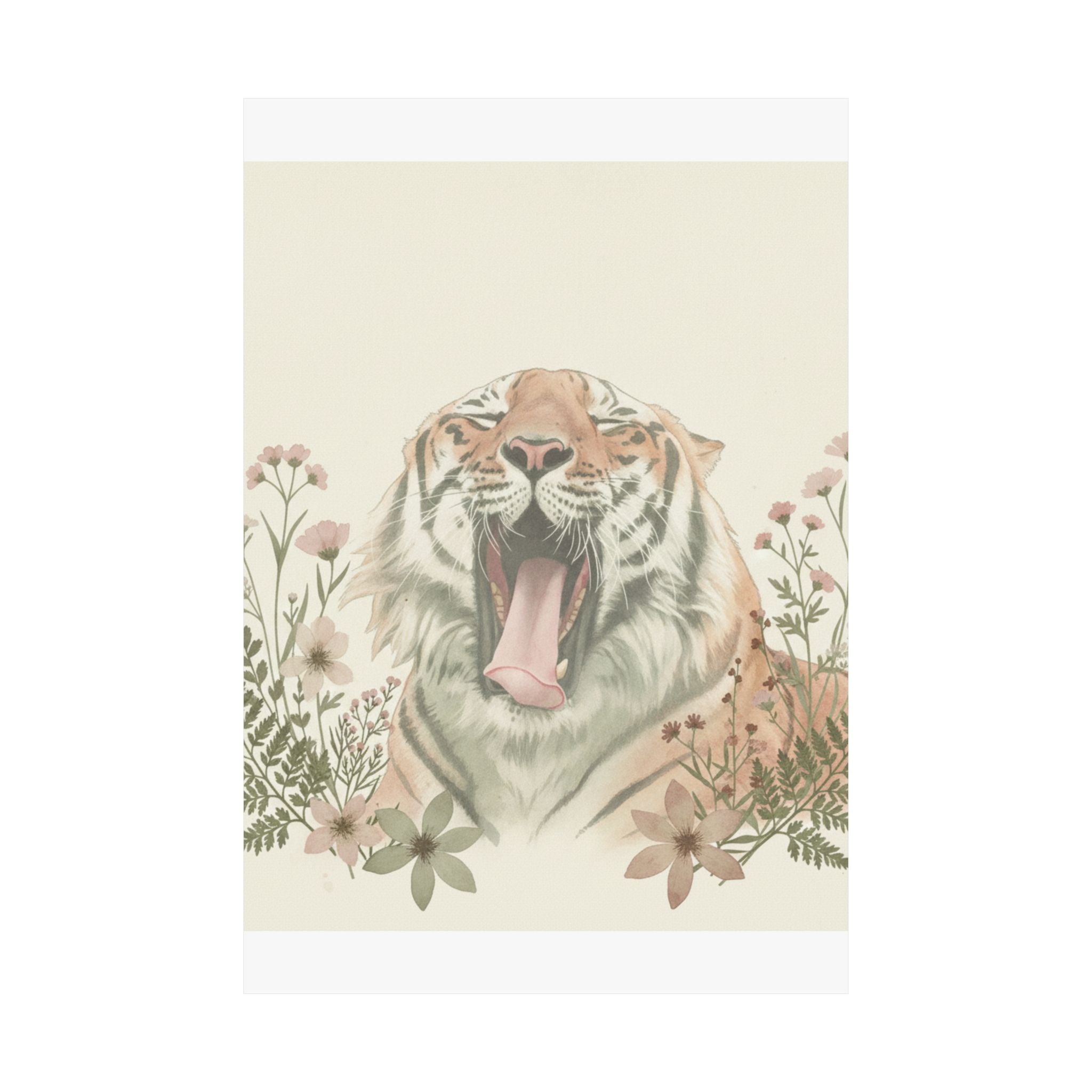 Botanical — Tiger — Matte Poster