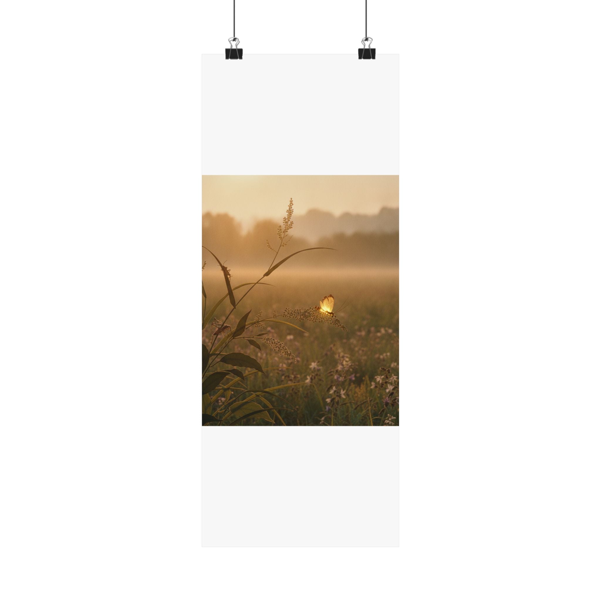 Scenic Nature — Tree Cricket (Matsumushi); Firefly (Hotaru), From The Picture Book Of Crawling C — Matte Poster
