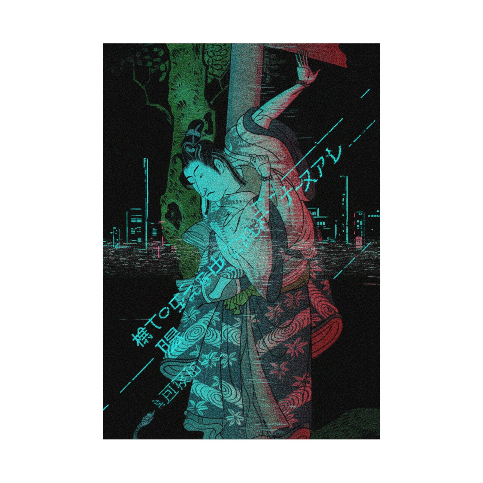 Glitch Culture — Portrait Of An Actor — Matte Poster