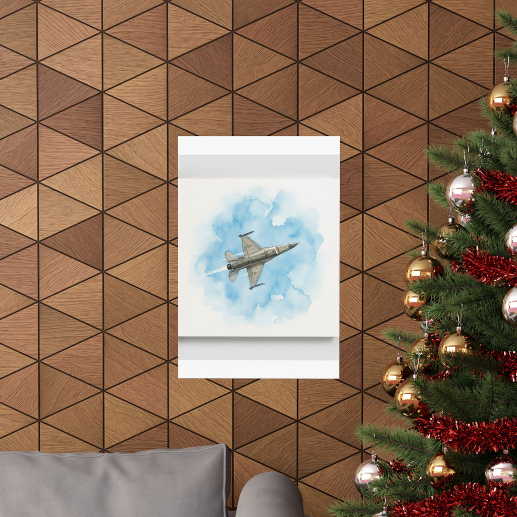 Watercolor — Aircraft — Matte Poster