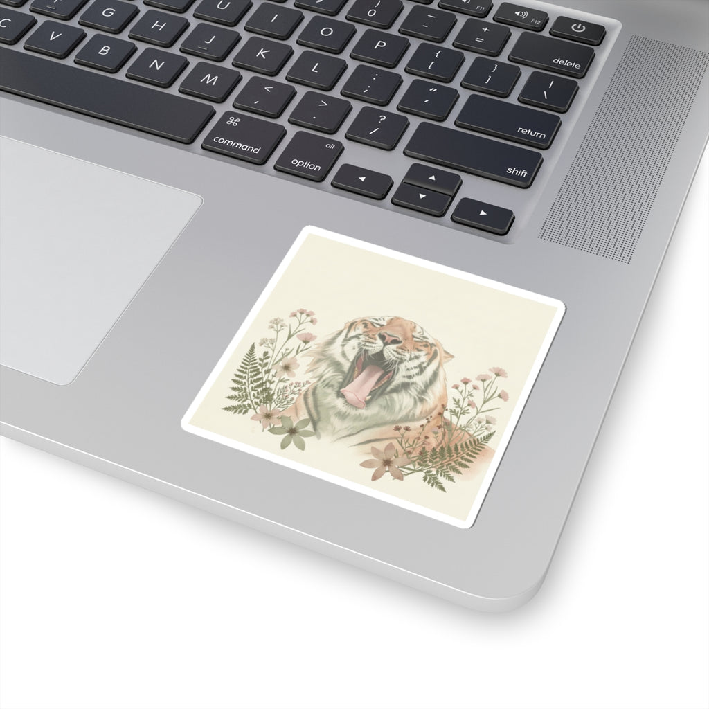 Botanical — Tiger — Kiss-Cut Sticker