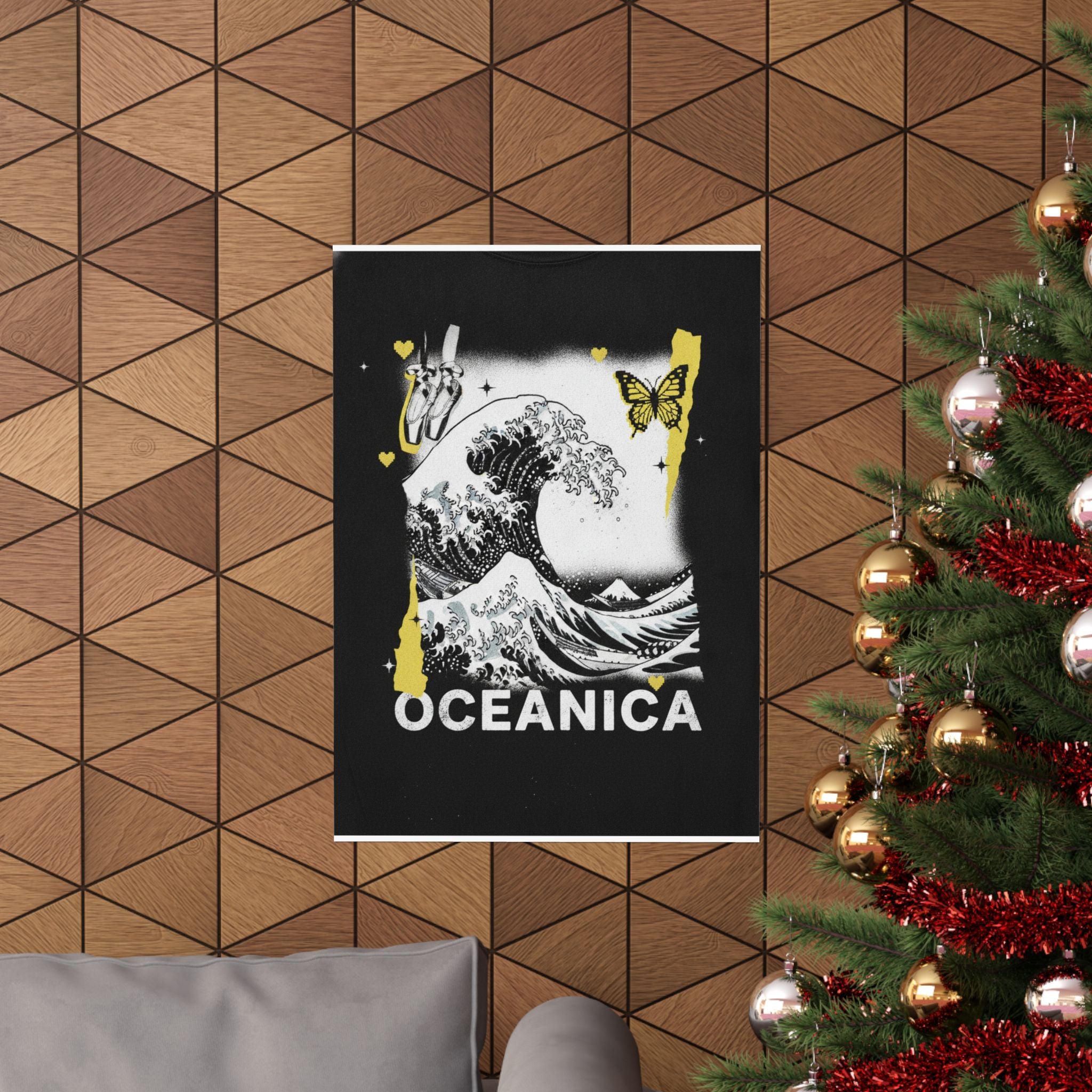 Streetwear Collage — Wave — Matte Poster