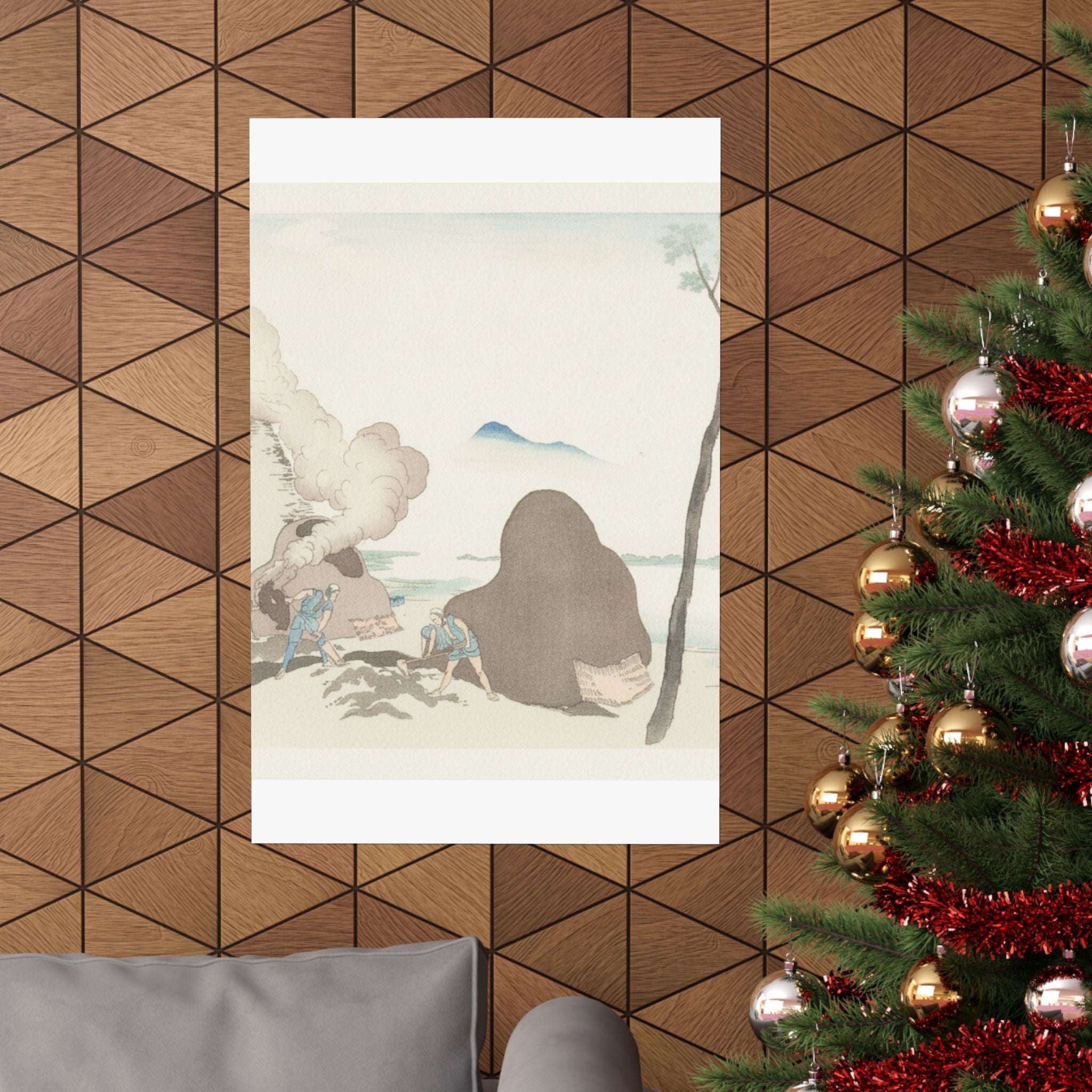 Watercolor — Asakusa Imado — Matte Poster