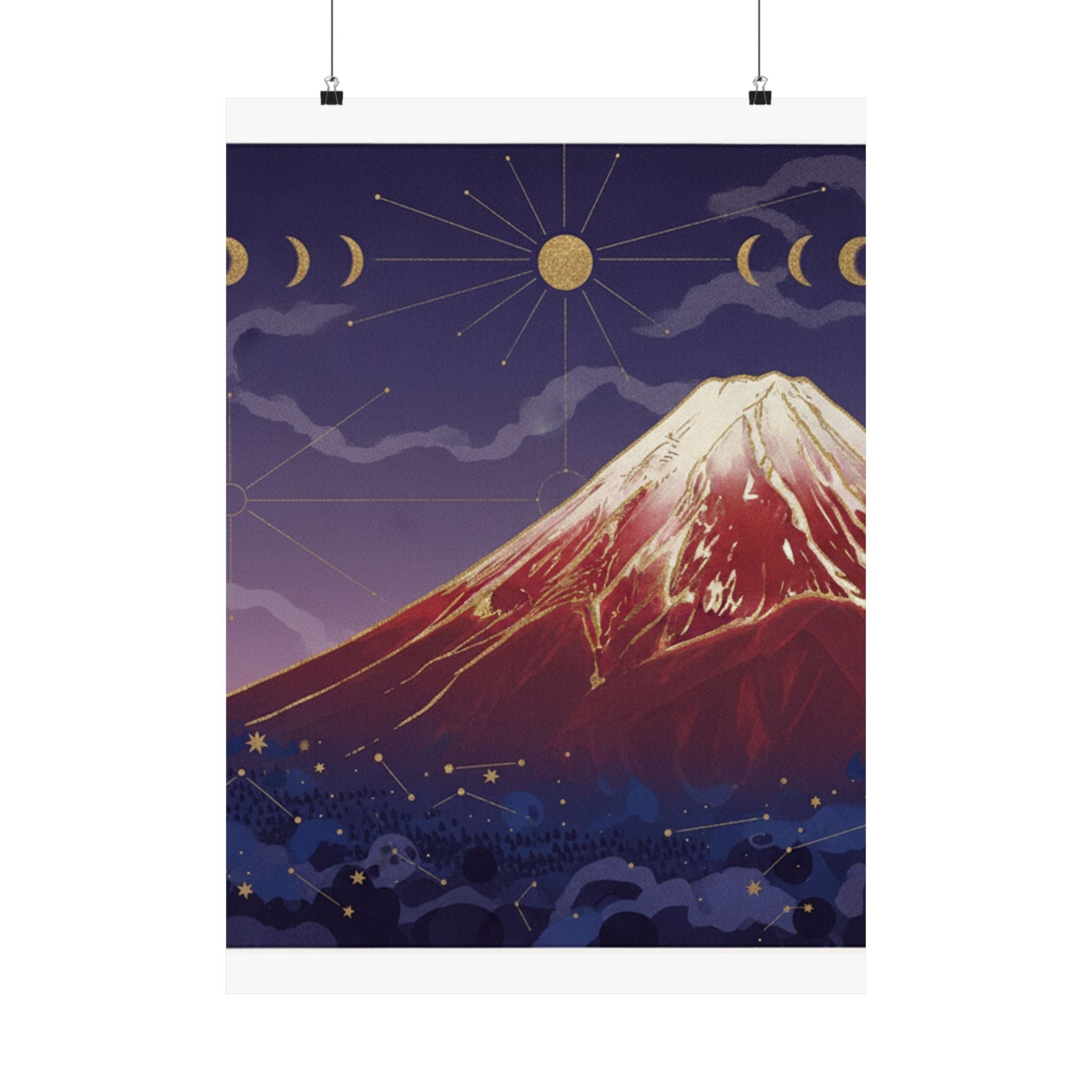 Celestial — South Wind, Clear Sky (Gaifū Kaisei), Also Known As Red Fuji, From The Series Th — Matte Poster