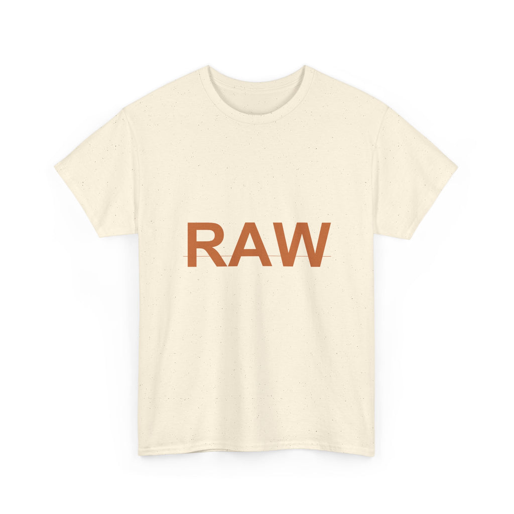 RAW Rust Block Letter Statement Graphic Tee