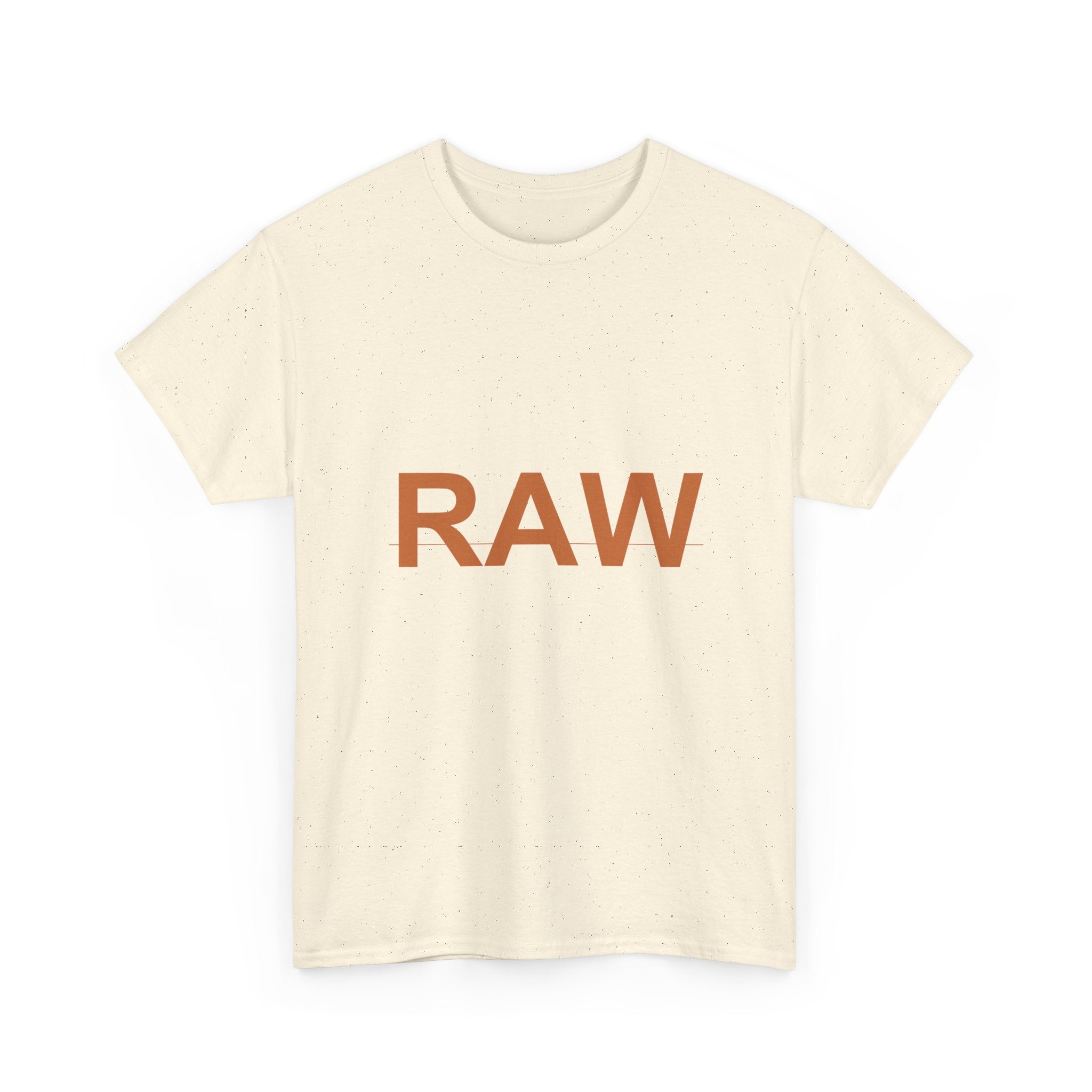 RAW Rust Block Letter Statement Graphic Tee