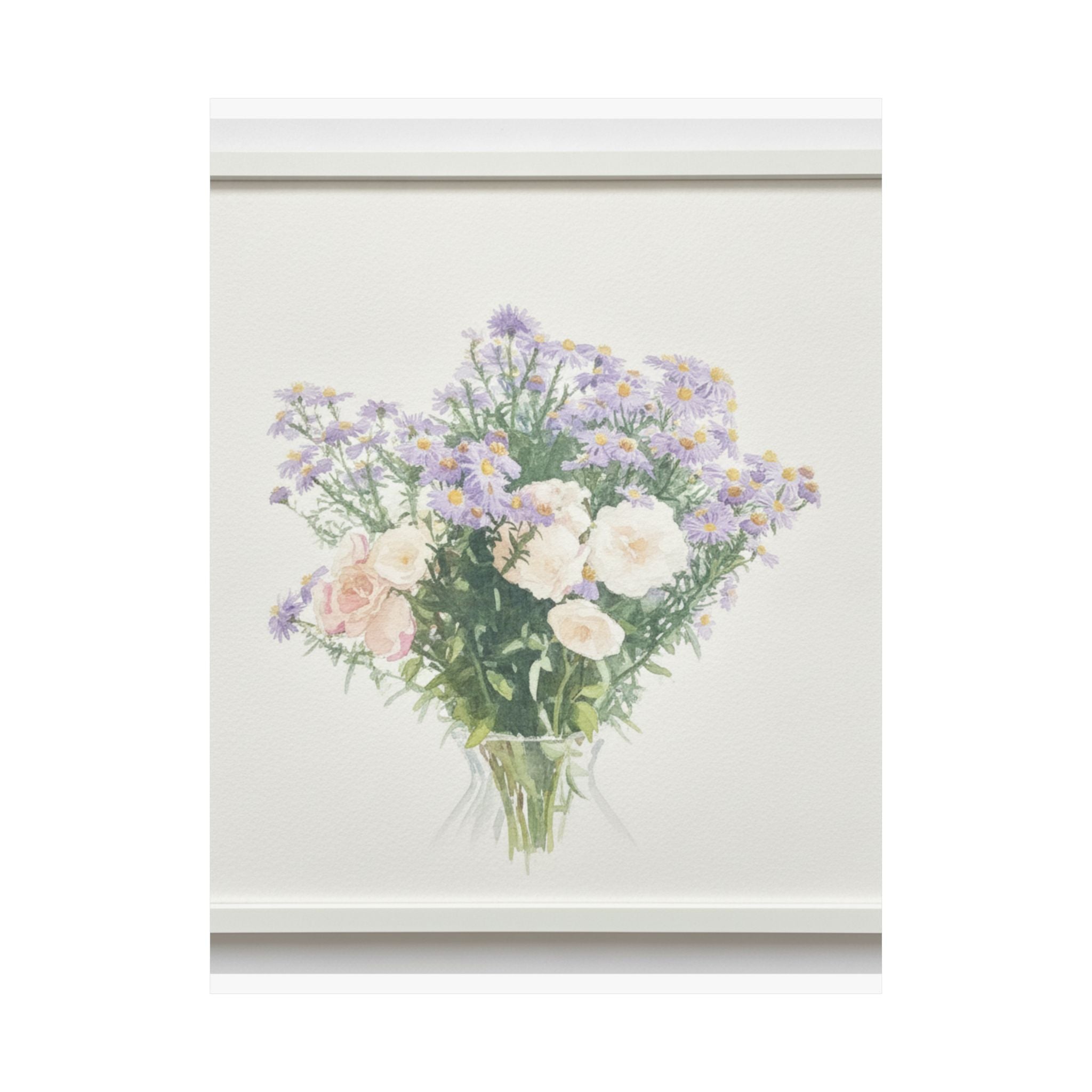 Watercolor — Flowers — Matte Poster