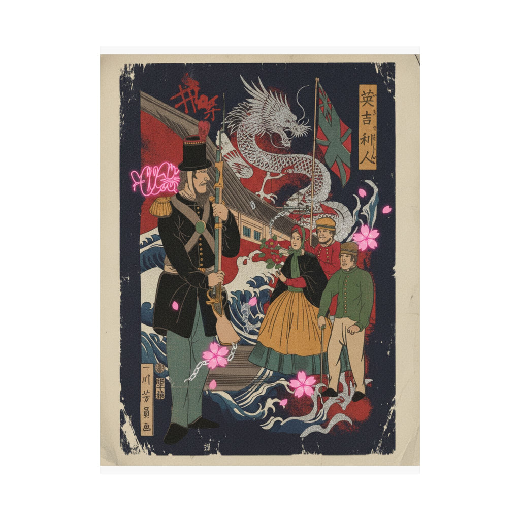 Japanese Street — Englishmen — Matte Poster
