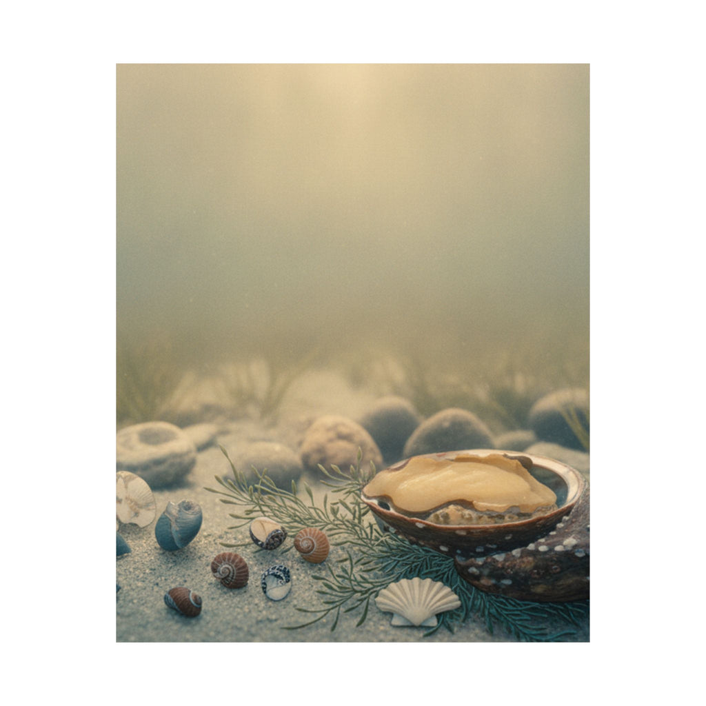 Scenic Nature — Shells Under Water — Matte Poster