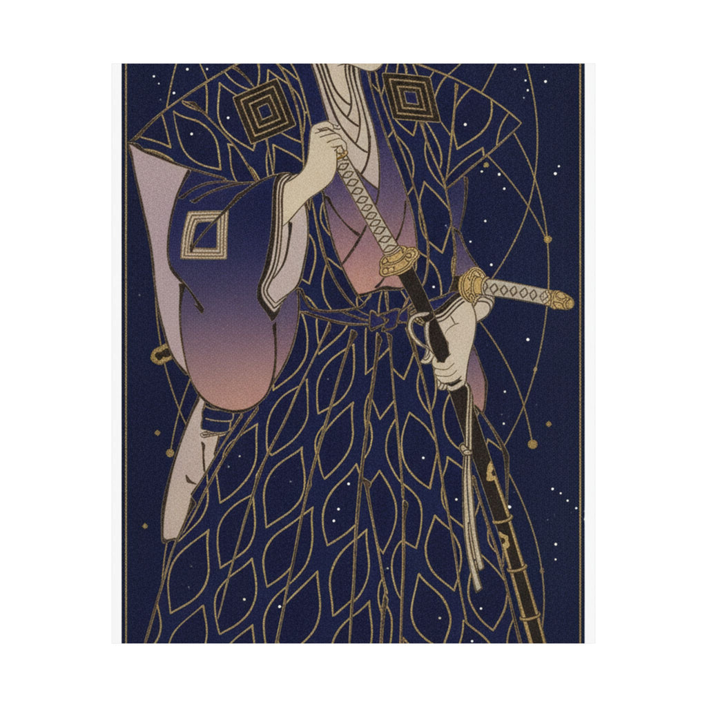 Celestial — Ichikawa Danjuro Vi As Funa Bansaku,Son Of Fuwa Banzayemon — Matte Poster
