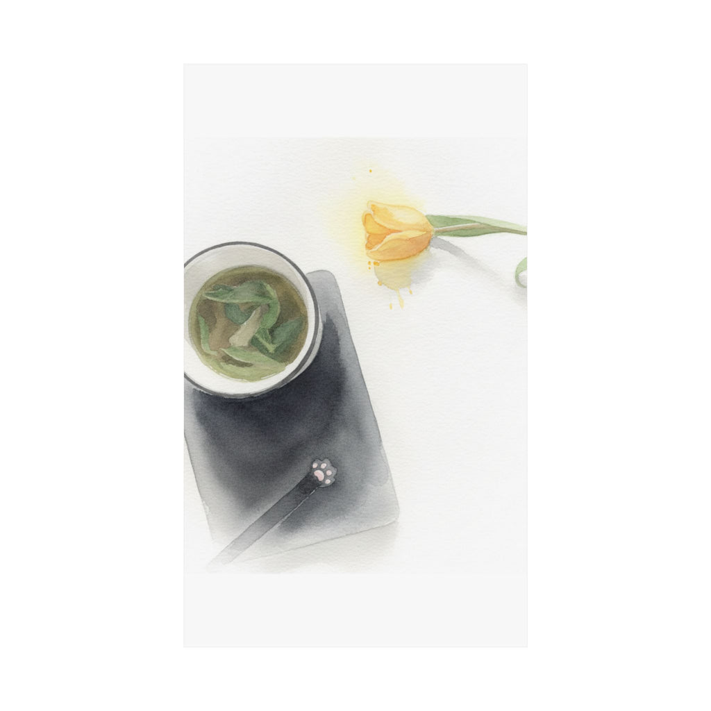 Watercolor — Flower — Matte Poster