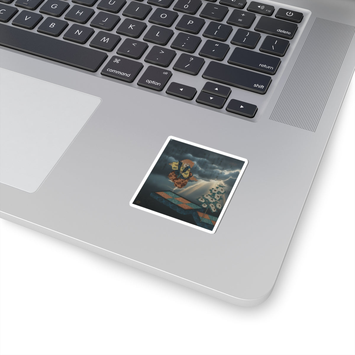 Dramatic Storm — Scene From Noh Dance — Kiss-Cut Sticker