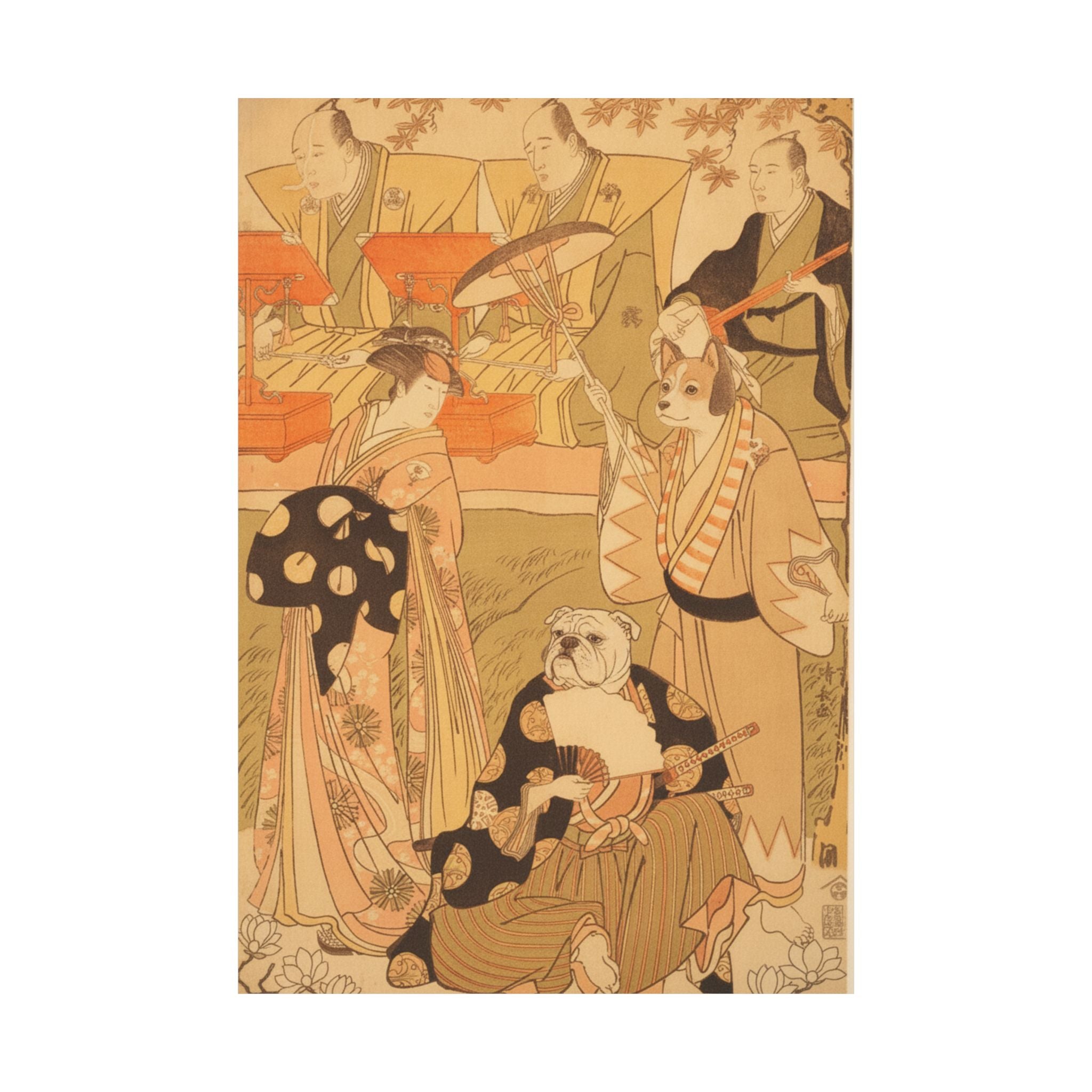 Southern Sunset — Theatrical Scene, With Musicians — Matte Poster