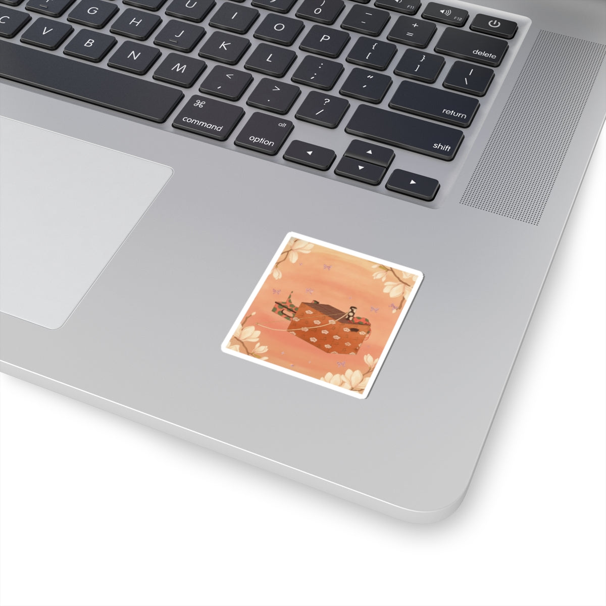 Southern Sunset — Box For Sugoroku Game (A Kind Of Backgammon), Bow And Drum — Kiss-Cut Sticker