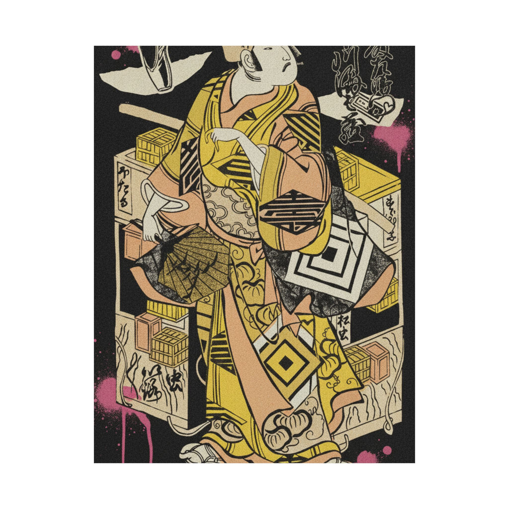 Streetwear Collage — The Actor Ichikawa Danjuro Ii, 1688–1758 — Matte Poster