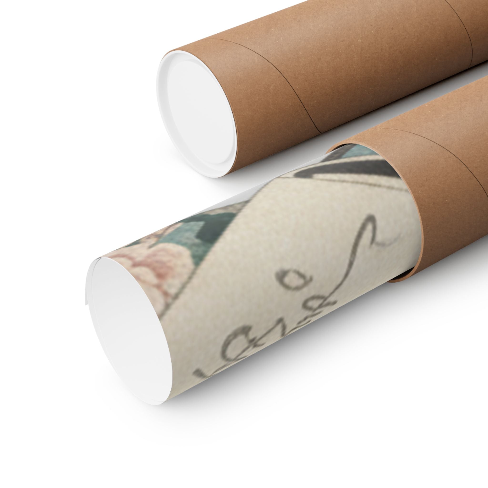Ecommerce Main — Box With Draperies — Matte Poster