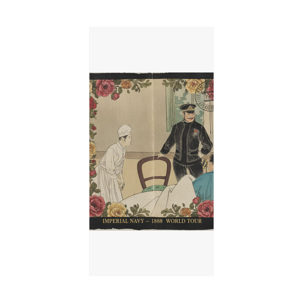 Vintage Bootleg — The Torpedo Officer (Suirai Shikan), Frontispiece Illustration From The Literary — Matte Poster