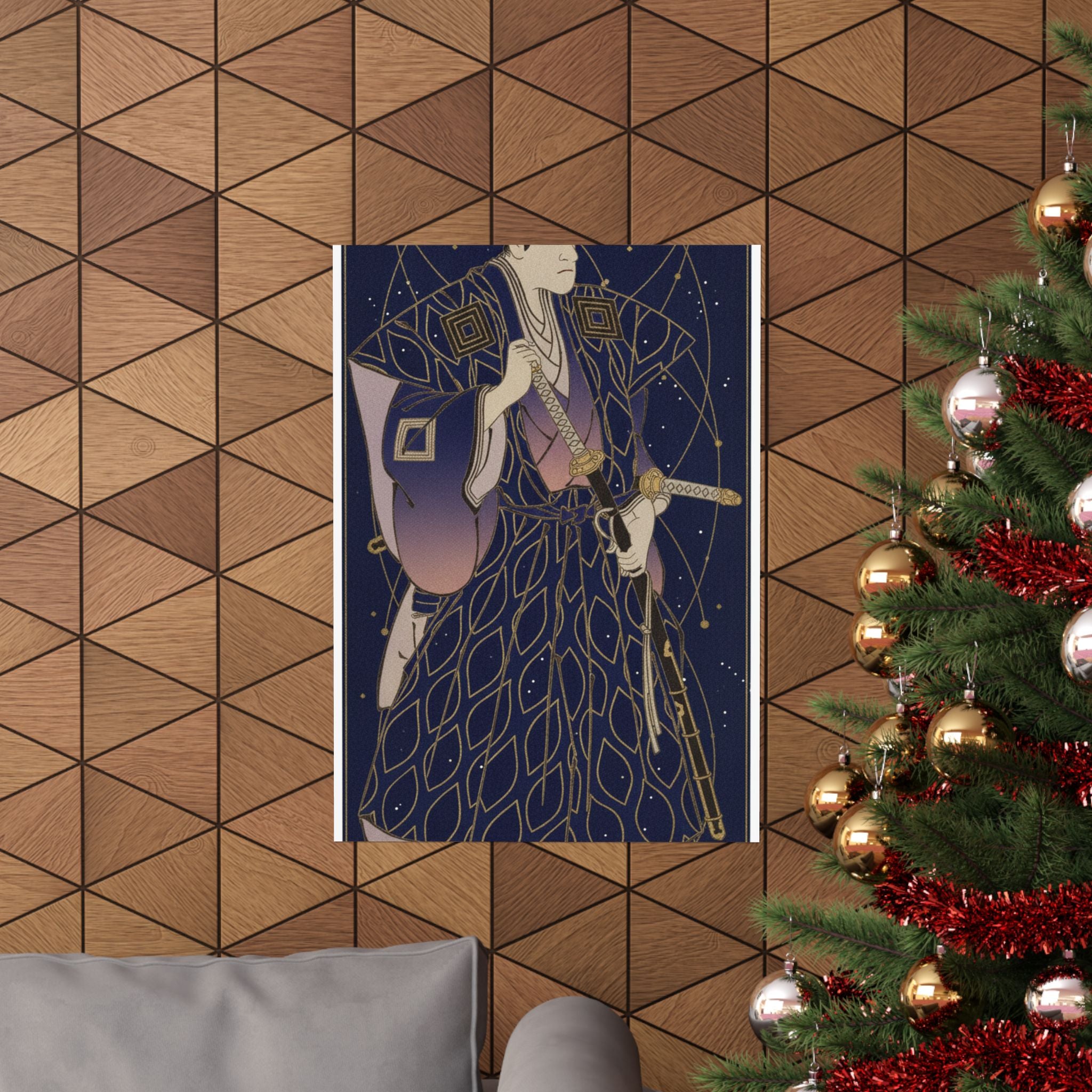 Celestial — Ichikawa Danjuro Vi As Funa Bansaku,Son Of Fuwa Banzayemon — Matte Poster