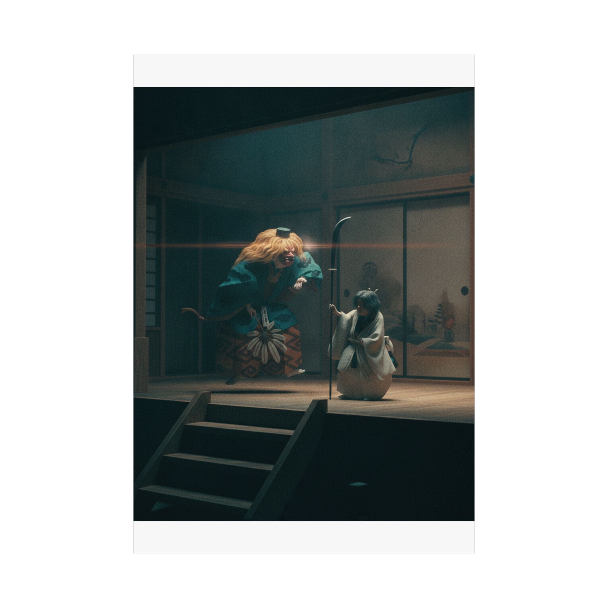 Cinematic — Scene From Noh Dance — Matte Poster