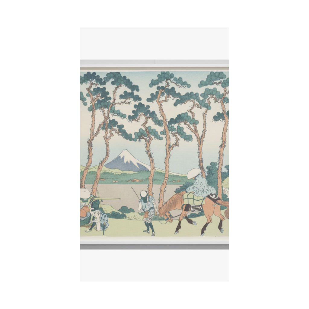 Watercolor — Hodogaya On The Tōkaidō (Tōkaidō Hodogaya), From The Series Thirty-Six Views Of  — Matte Poster