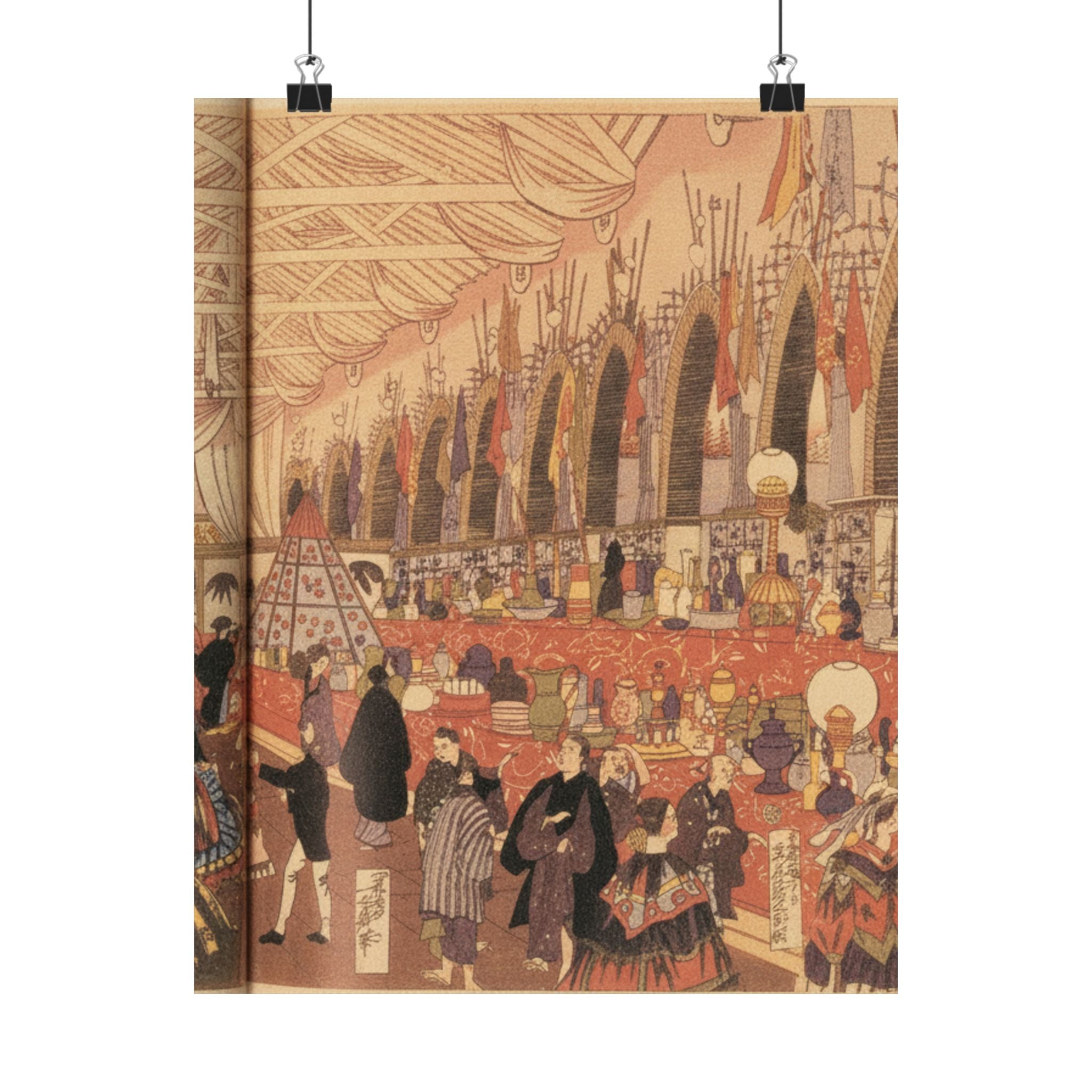 Southern Sunset — Picture Of A Prosperous English Trading Firm In Yokohama — Matte Poster