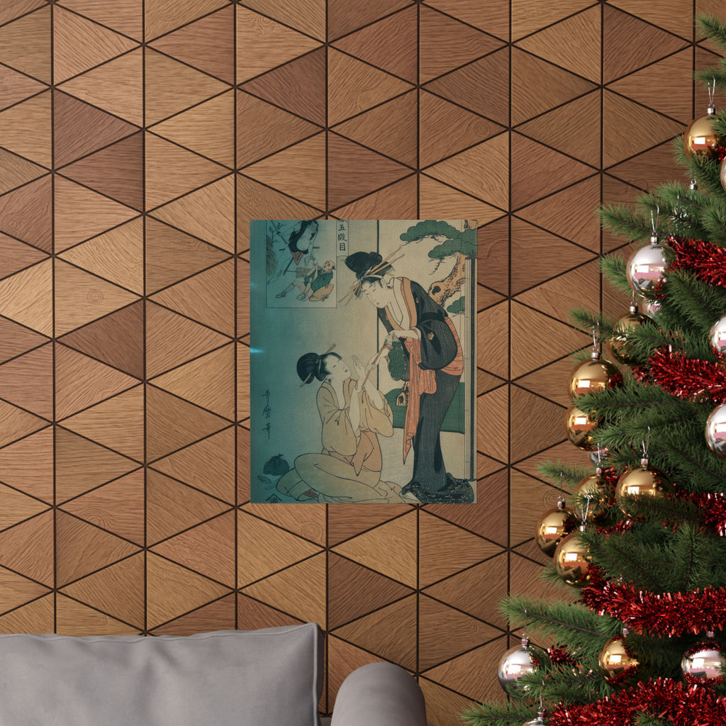 Cinematic — A Woman Snatching A Bag Of Sweetmeats From Her Mother — Matte Poster