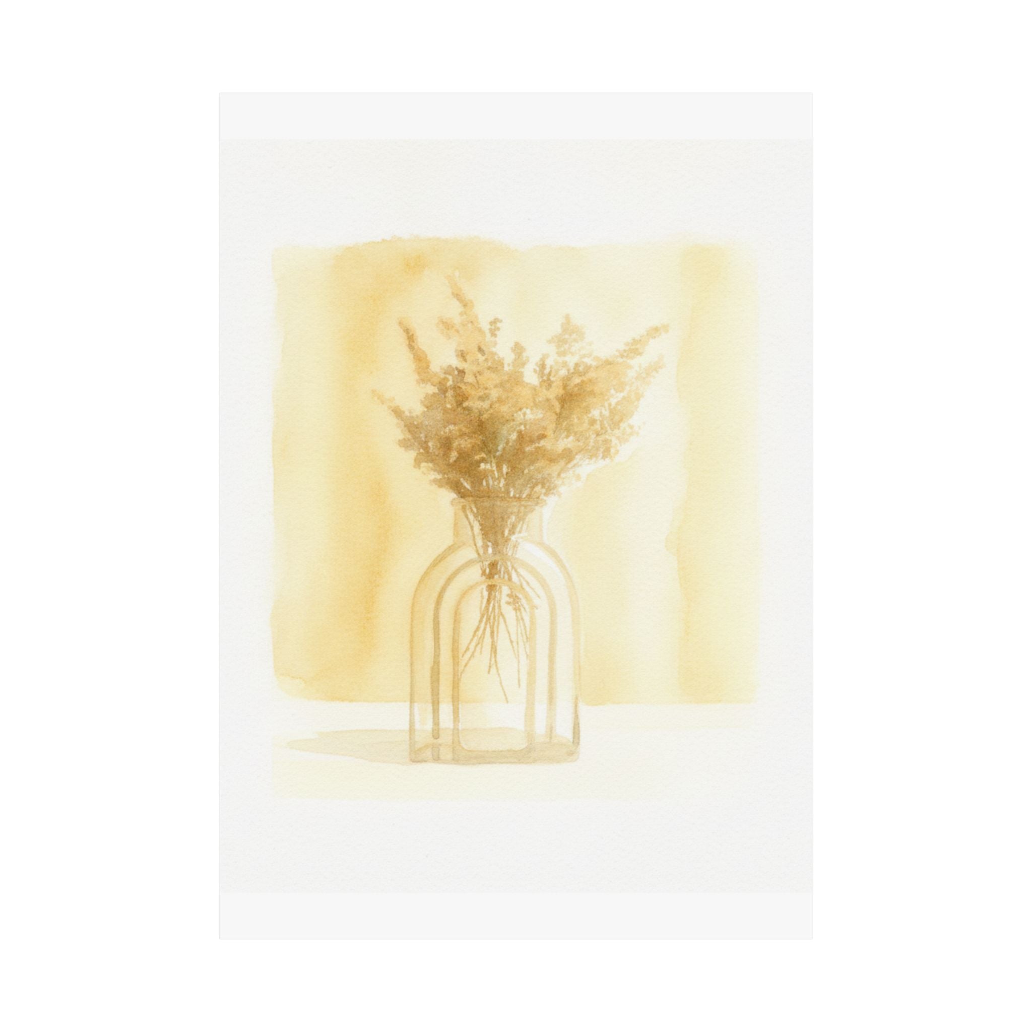 Watercolor — Flowers — Matte Poster