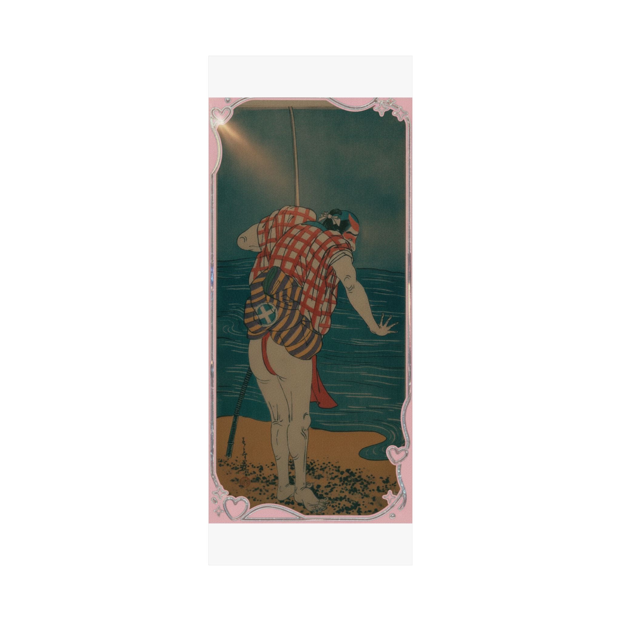 Cinematic — The Actor Otani Hiroemon Iii As Man Ready To Wade Into The Sea With A Drawn Swor — Matte Poster