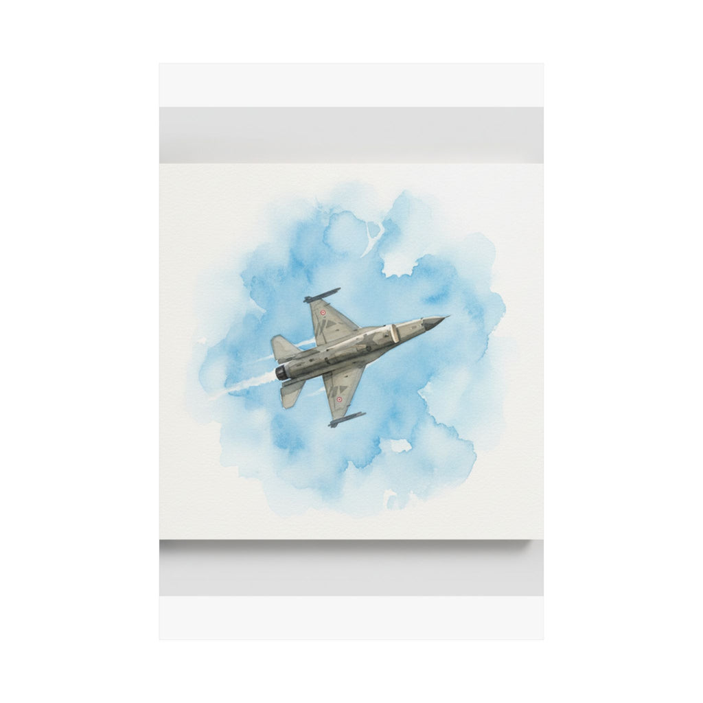 Watercolor — Aircraft — Matte Poster